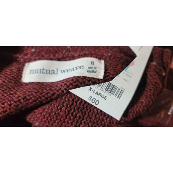NWT - Mutual Weave Mulberry Rolled Neck Sweater - Size XL - Picture 7 of 7